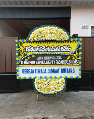 Papan Bunga Duka di Cokopsulanjana
